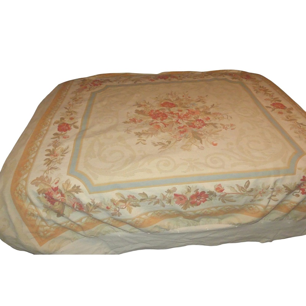 Ralph Lauren Home Aubusson Floral King Duvet Cover Fresnel Made in Italy